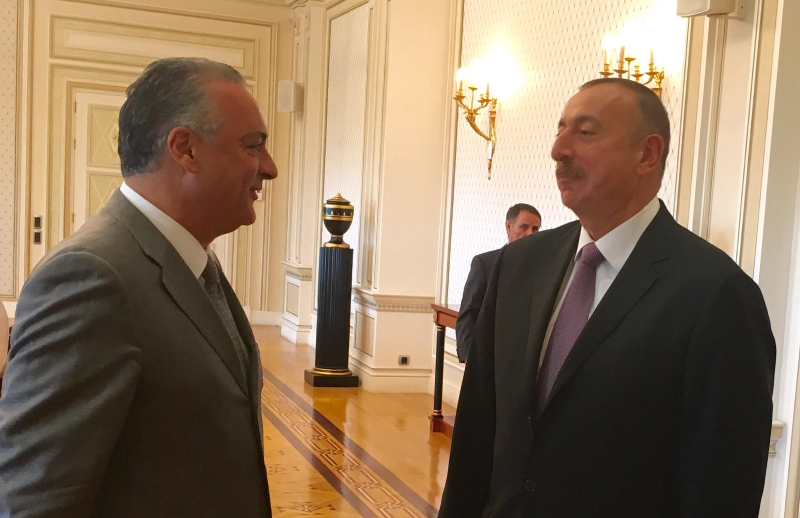 Συναντήθηκε ο Μανώλης Κ Κεφαλογιάννης με τον πρόεδρο του Αζερμπαϊτζάν κ Αλίεφ