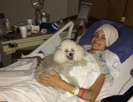 Η Μαρία Μενούνος δημοσίευσε για πρώτη φορά φωτογραφία της στο νοσοκομείο μετά την εγχείρηση στο κεφάλι (pics) 