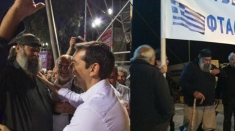 Το tweet του Κωνσταντινόπουλου για τον Κρητικό που ήταν στο συλλαλητήριο της Θεσσαλονίκης 