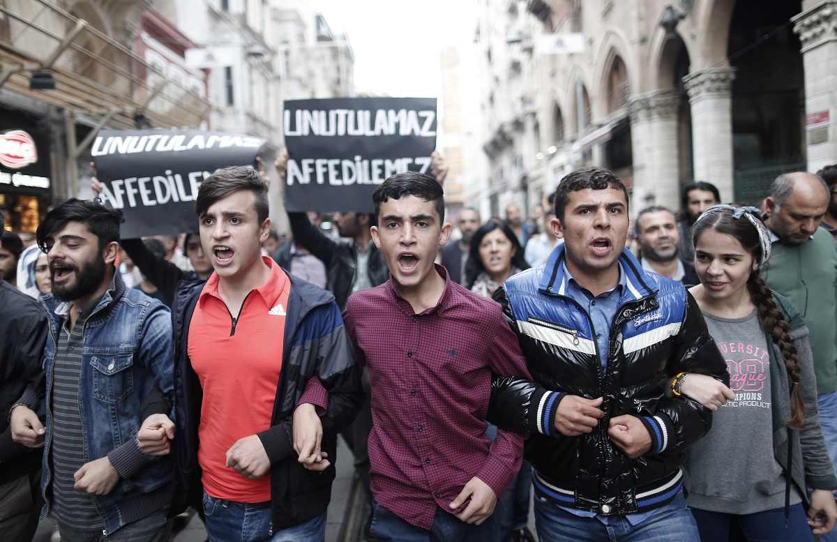 Τουρκία: Διαδήλωση κατά του Ερντογάν στην Κωνσταντινούπολη